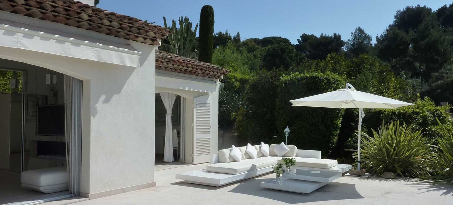 Terrace at Villa Jasmine, Saint-Tropez