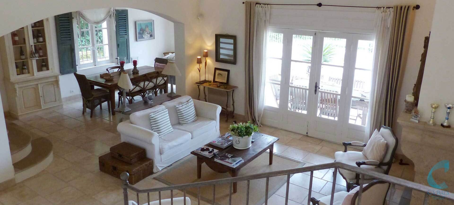 Living room at Villa Martina, Saint-Tropez / Gassin / Sinopolis