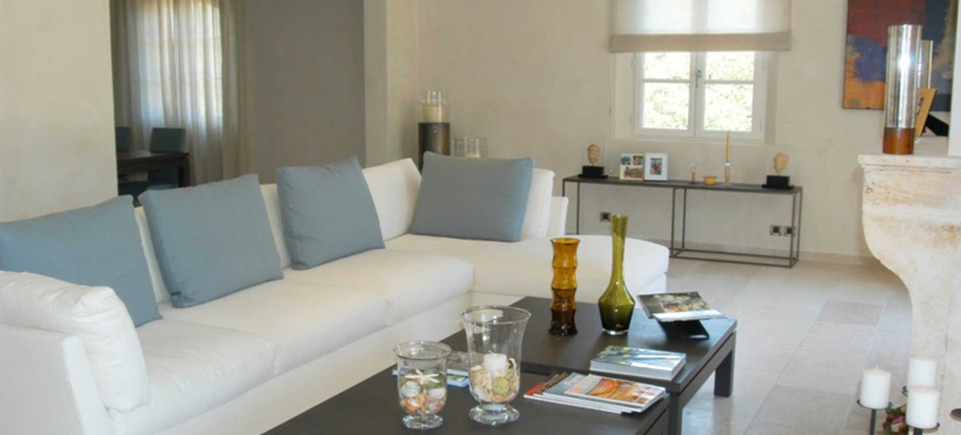 Living room at Villa Estee, Saint-Tropez / Ramatuelle