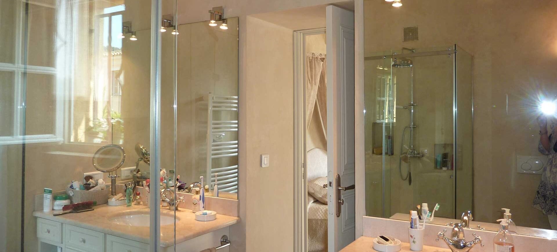 Bathroom at Villa Moulin, Saint-Tropez