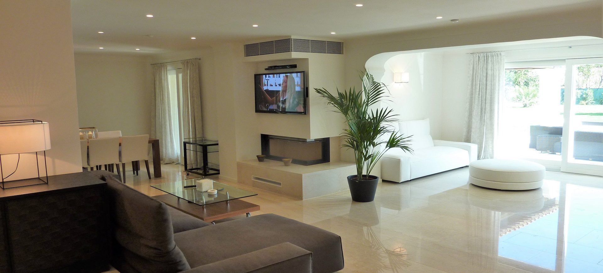 Living room at Villa Club 33, Saint Tropez/Moutte