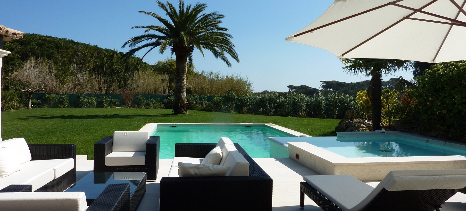Terrace at Villa Club 33, Saint Tropez/Moutte
