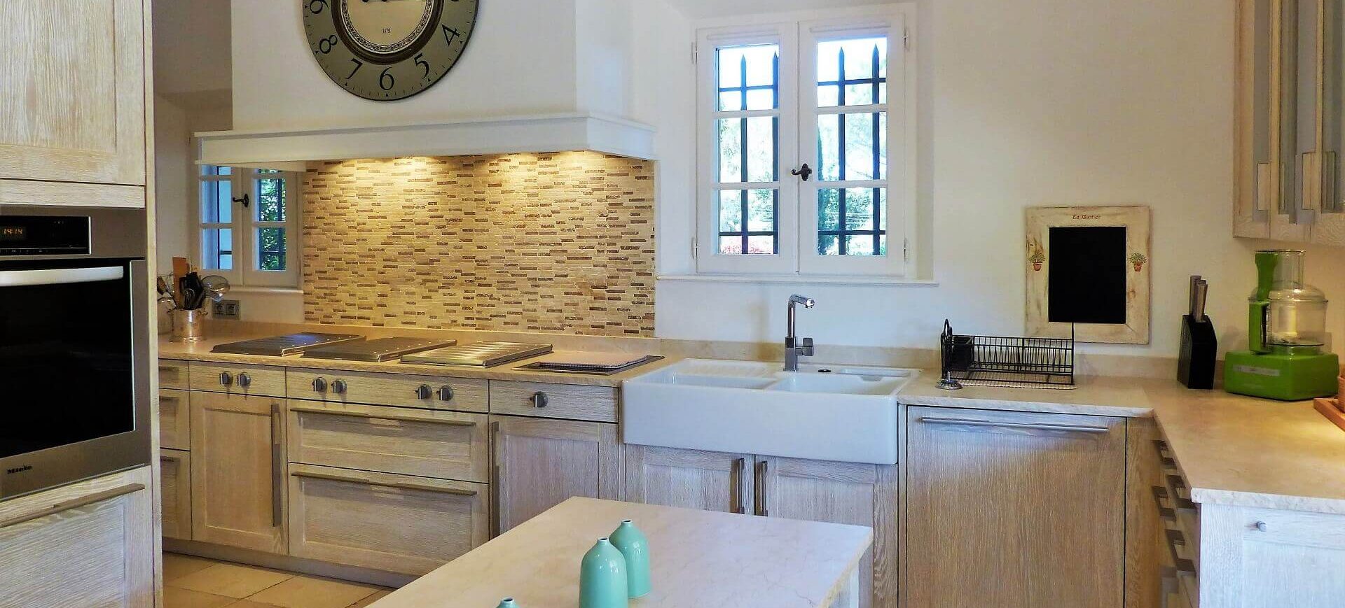Kitchen at Villa Madeleine, Ramatuelle