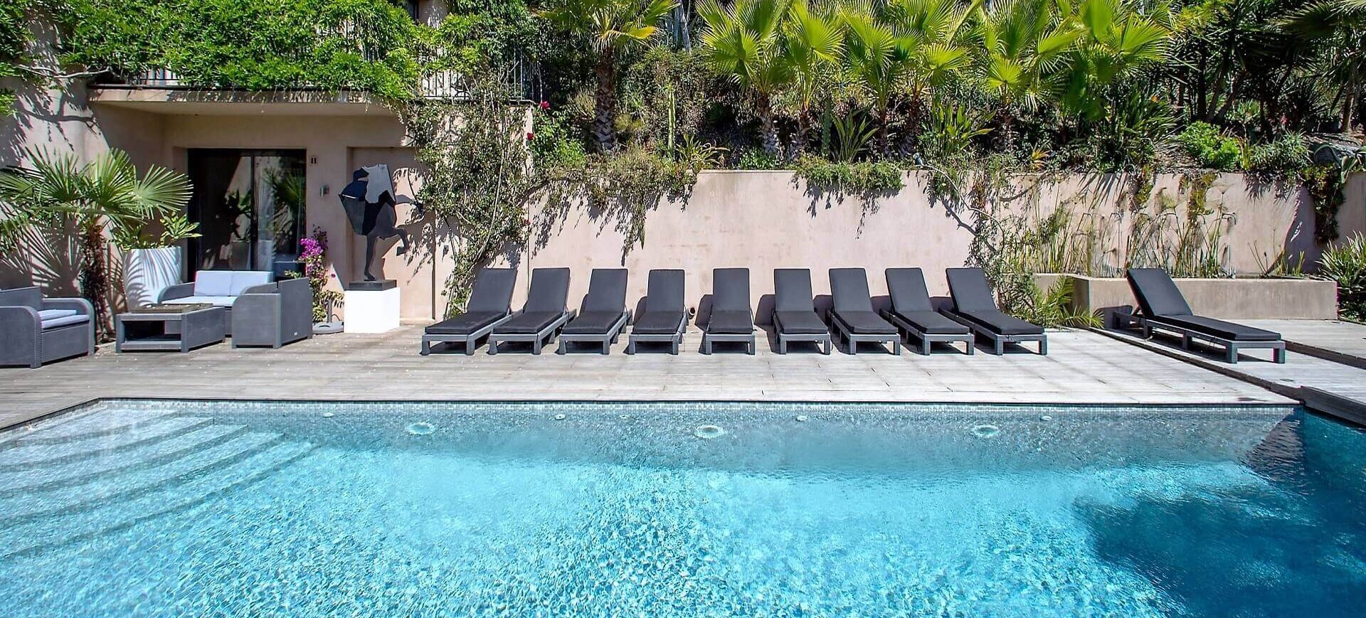 Pool at Villa d'Artist, La Croix Valmer / Saint-Tropez