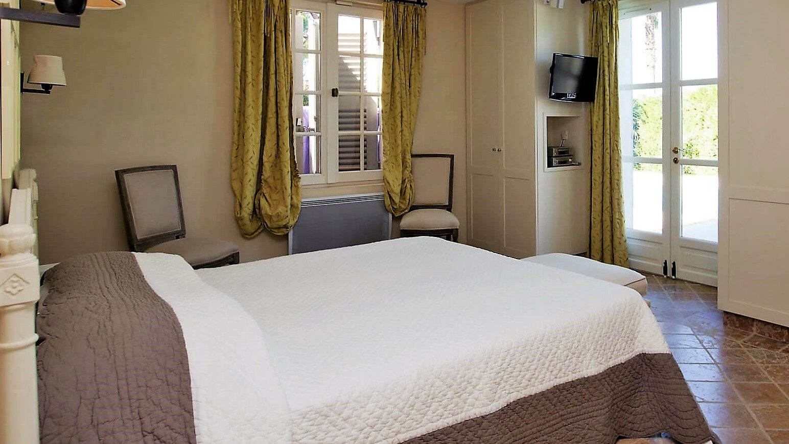 Bedroom at Villa Marinella, Saint-Tropez