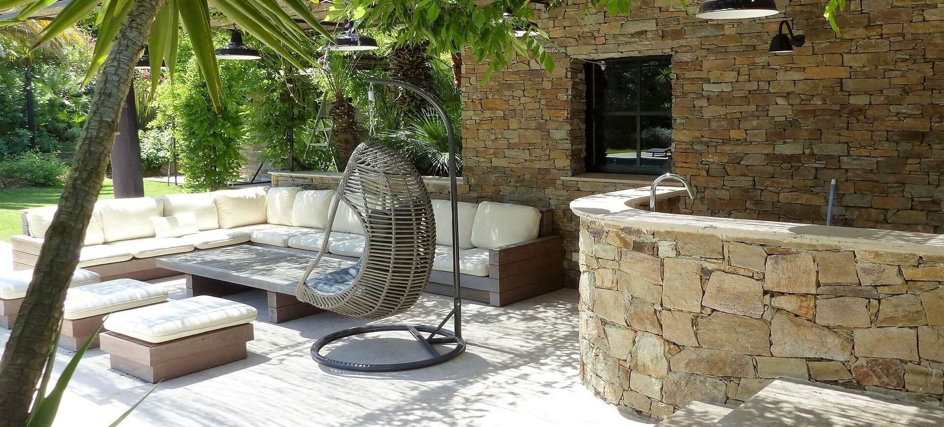 Terrace at Villa Soraya, Saint-Tropez