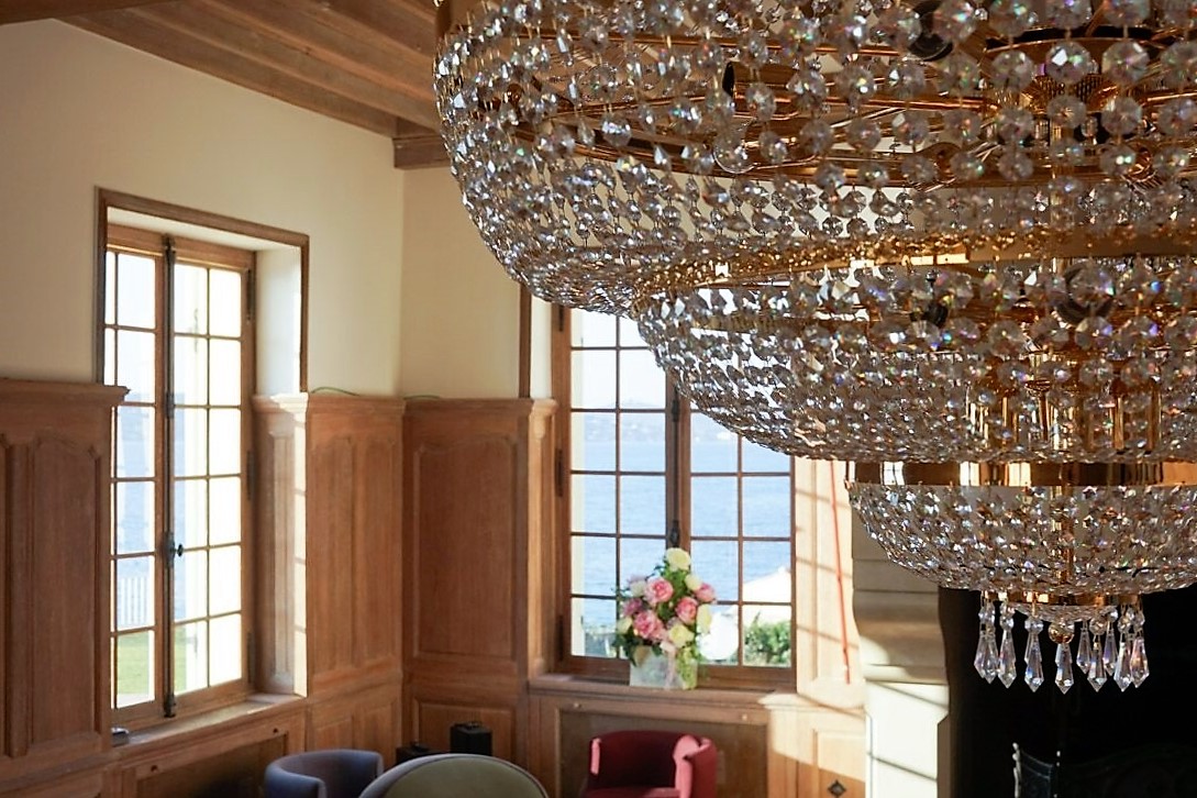 Living and dining space at Silvia Luxury Resort, Saint-Tropez