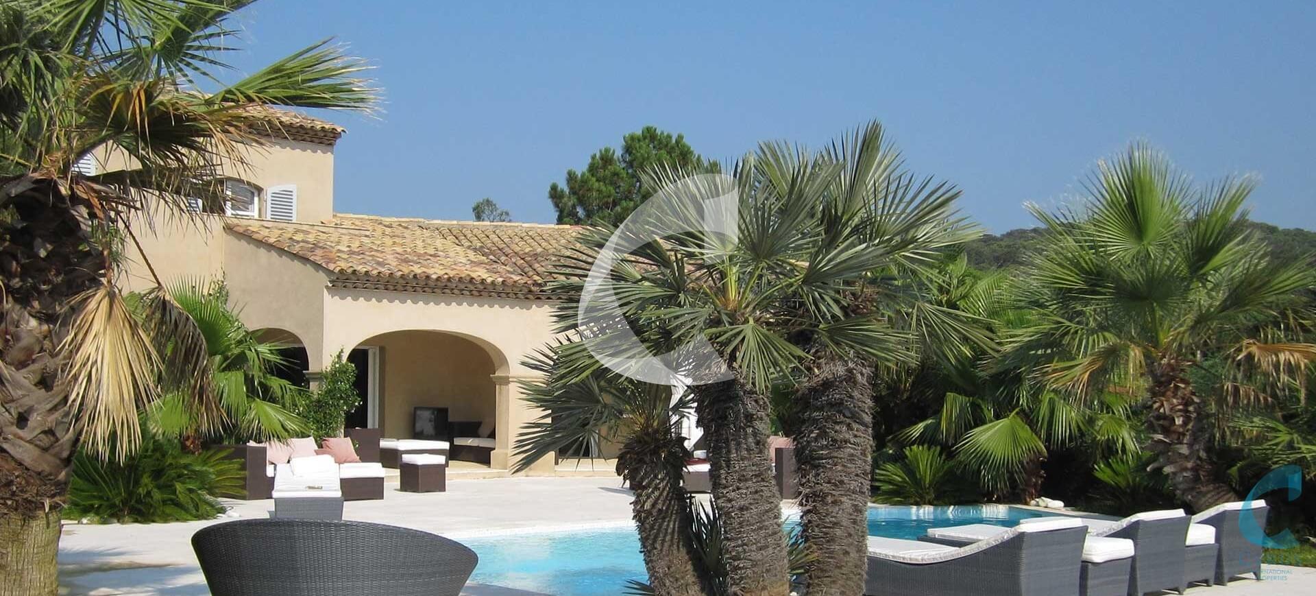 Villa Saint Tropez pool rental
