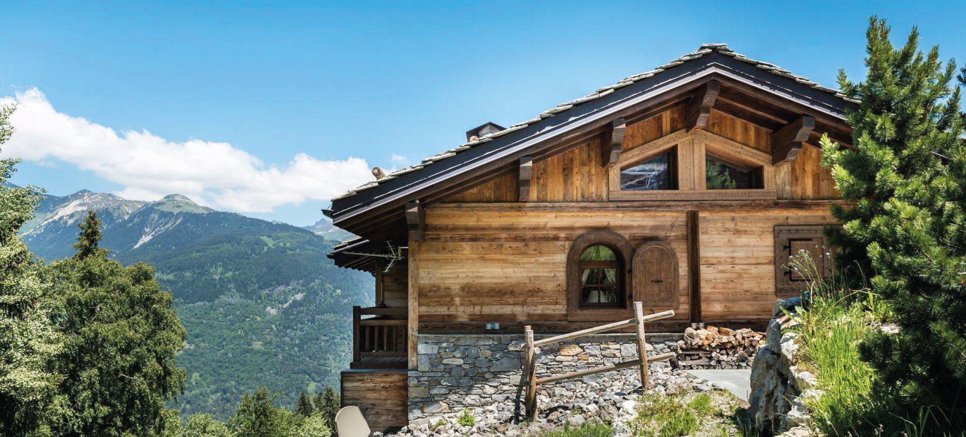 Chalet Face Nord Courchevel Village view