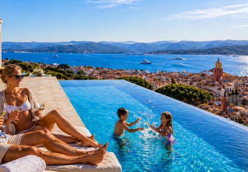 Luxury villa with infinity pool — Saint-Tropez